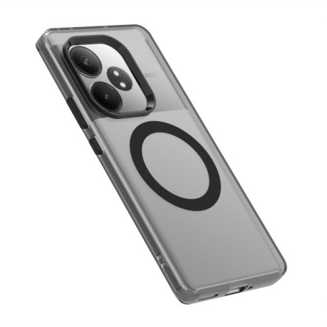 Протиударний чохол MagSafe Holder PC Hybrid для Realme GT 6T - чорний