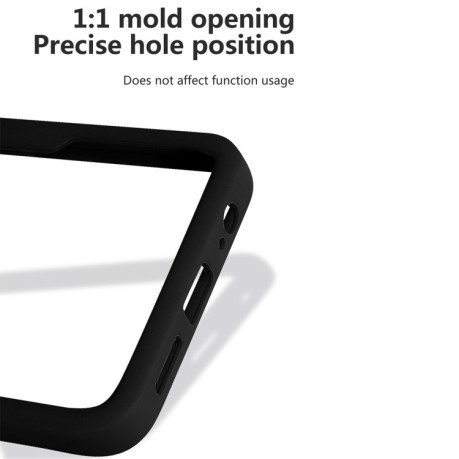 Двухсторонний противоударный чехол All-inclusive для Xiaomi Redmi Note 10/10s - черный