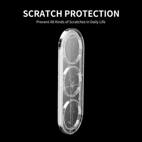 Комплект захисного скла на камеру ENKAY Hat-Prince 9H для Samsung Galaxy S25 5G - прозорий