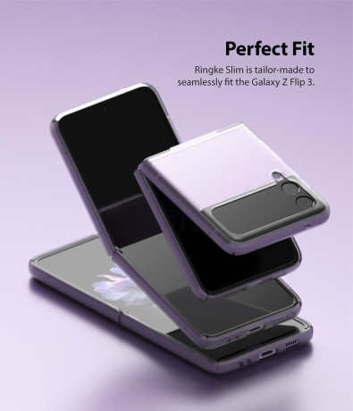 Оригинальный чехол Ringke Slim Ultra-Thin для Samsung Galaxy Z Flip 3 - translucent