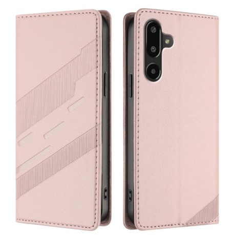 Чехол-книжка Embossed Multi-functional Wallet Retro Leather на Samsung Galaxy F16 5G / M16 5G - розовый