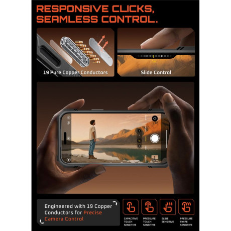 Оригінальний чохол Supcase UB Grip Mag з MagSafe на iPhone 17 Pro Max - Gray