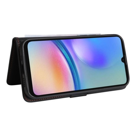 Чехол-книжка BETOPNICE BN-005 2 in 1 Detachable Imitate Genuine Leather для Samsung Galaxy A05s - винно-красный