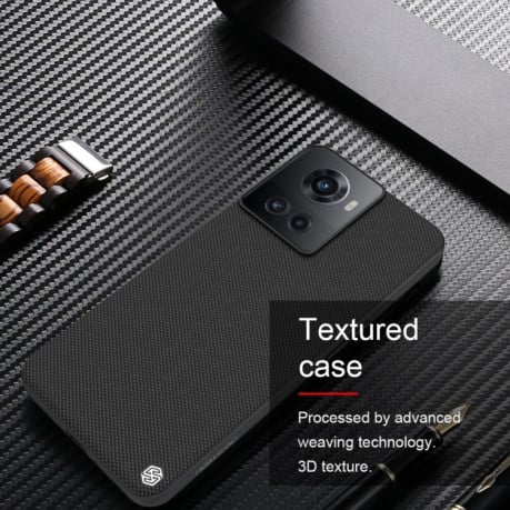 Протиударний чохол NILLKIN 3D Textured Nylon для OnePlus Ace 5G/10R 5G - чорний