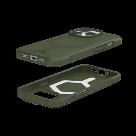 Оригинальный чехол UAG Essential Armor Magsafe на iPhone 15 Pro - Olive