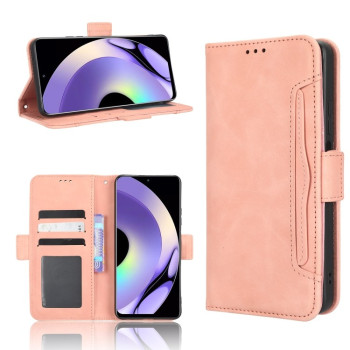 Чохол-книжка Skin Feel Calf на Realme 10 Pro - рожевий