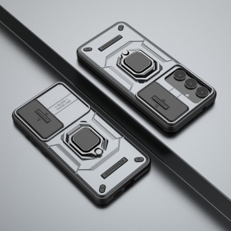 Протиударний чохол Sliding Camshield для Samsung Galaxy S25+ 5G - сірий