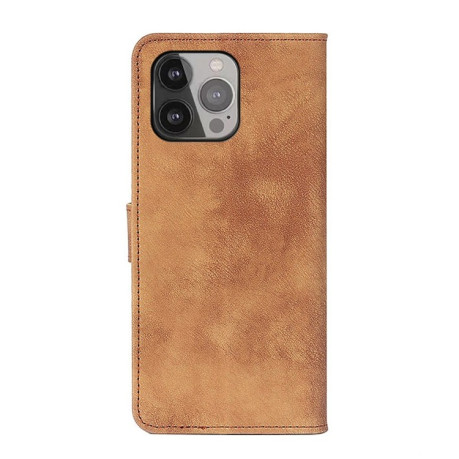 Чохол-книжка Antelope Texture на iPhone 13 Pro Max - коричневий