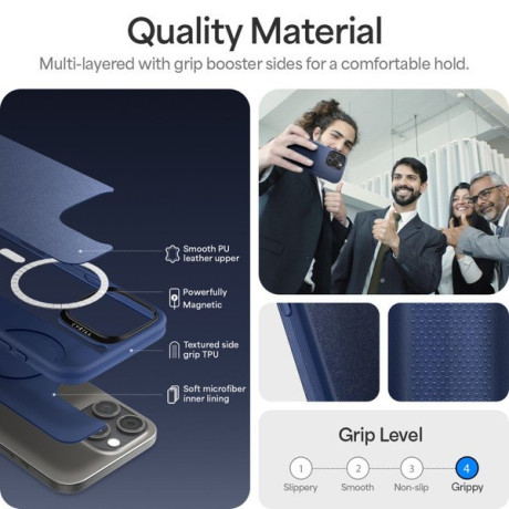 Оригінальний чохол Spigen Cyrill Kajuk (Magsafe) для iPhone 16 Pro - Navy Blue