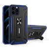 Противоударный чехол War-god Armor для iPhone 13 Pro Max - черно-синий
