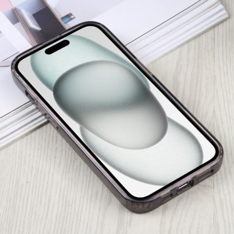 Противоударный чехол GEBEI Acrylic для iPhone 15 - черный