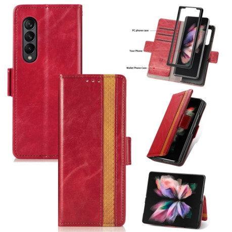 Чохол-книга CaseNeo для Samsung Galaxy Z Fold 3 - червоний