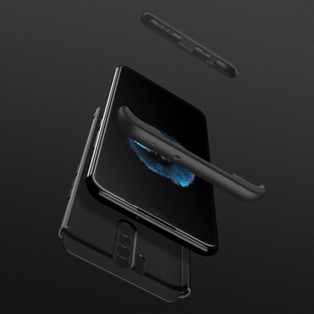 Противоударный чехол GKK Three Stage Splicing на Xiaomi Redmi 9 - черный