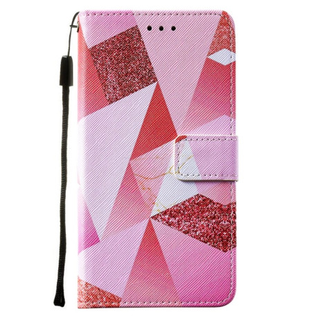 Чехол-книжка Cross Texture Painting на Samsung Galaxy A52/A52s - Pink Rhombus