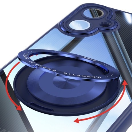 Протиударний чохол MagSafe Acrylic Hybrid  для Samsung Galaxy A06 4G - синій