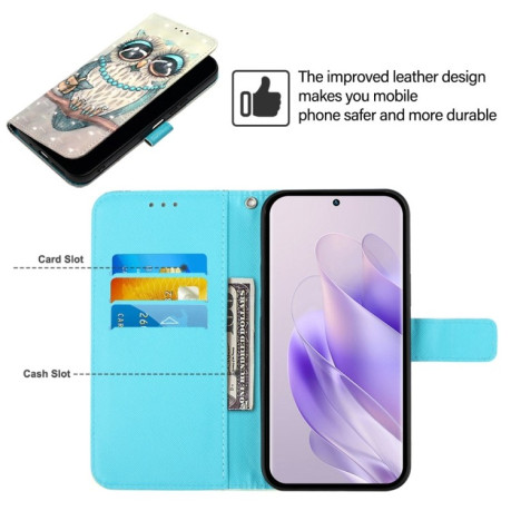 Чехол-книжка 3D Painting для Infinix Smart 8 - Owl