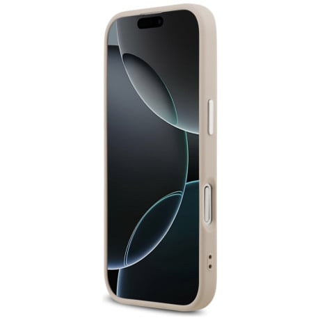 Оригинальный чехол Guess Triangle Logo с MagSafe на iPhone 17 - pink