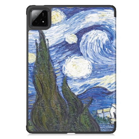Чохол-книжка Custer Painted 3-Fold Stand Leather Smart для Xiaomi Pad 7/7 Pro - Sky