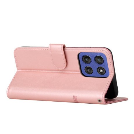Чохол-книжка Stitching Calf Texture на Motorola Edge 60 Fusion - золото