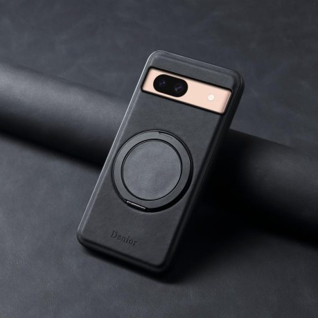 Чохол Denior A14 Skin Feel Rotating Holder MagSafe для Google Pixel 8a - чорний