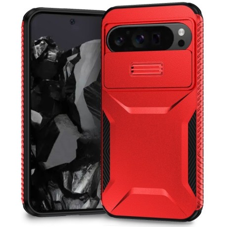 Протиударний чохол Sliding Camshield для Google Pixel 9 Pro XL - червоний