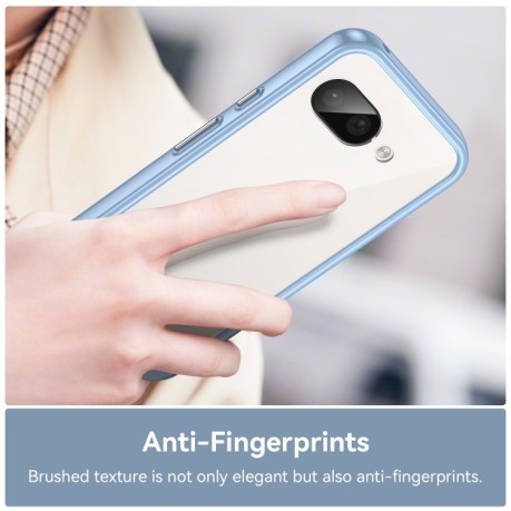 Противоударный чохол Colorful Acrylic Series для Google Pixel 9a - синий