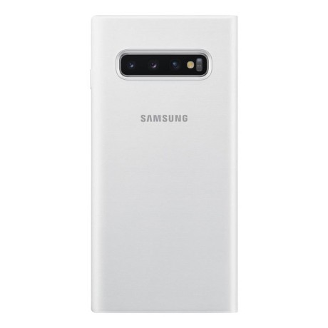 Оригинальный чехол-книжка Samsung LED View Cover для Samsung Galaxy S10 white (EF-NG973PWEGRU)