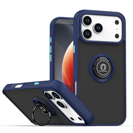 Противоударный чехол Q Shadow 1 Series для iPhone 17 Pro Max - синий