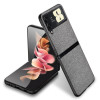 Протиударний чохол Sea Sand Cloth Texture для Samsung Galaxy Z Flip3 5G - сірий