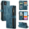 Шкіряний чохол-гаманець CaseMe-C30 для iPhone 11 - синій