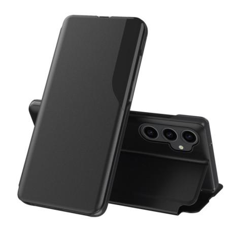 Чехол-книжка Clear View Standing Cover на Samsung Galaxy S23 FE 5G - черный