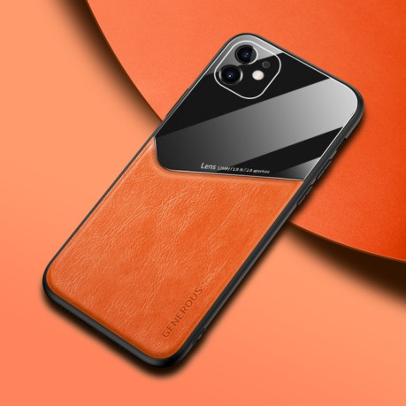 Противоударный чехол Organic Glass для iPhone 11 Pro Max - оранжевый