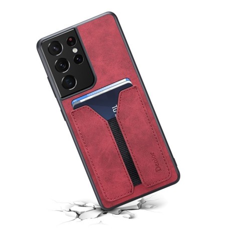 Противоударный чехол Denior DV Elastic для Samsung Galaxy S23 Ultra 5G - красный