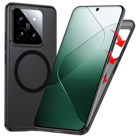 Чохол MagSafe Frosted PP Shockproof на Xiaomi 14 Pro - сірий