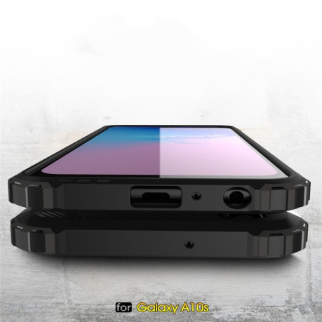 Противоударный Чехол Magic Armor на Samsung Galaxy A10s (Серебристый)