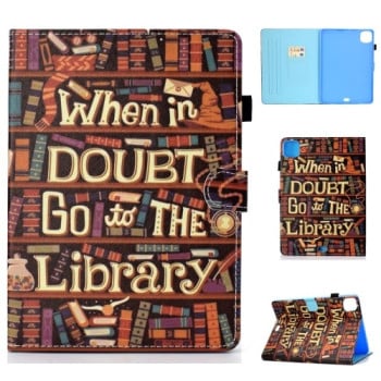 Чохол-книжка Colored Drawing Stitching на Pro 11 (2022/2020) /Air 10.9 2022/2020/ Pro 11 2018 - Library (квадрат)