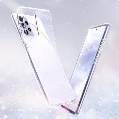 Оригинальный чехол Spigen Liquid Crystal для Samsung Galaxy A72 Glitter Crystal