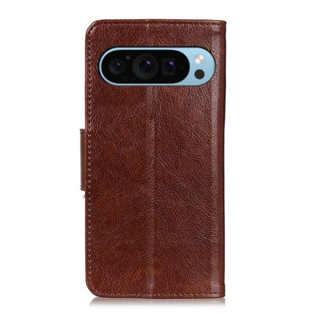 Чохол-книжка Mirren Crazy Horse для Google Pixel 9 - коричневий