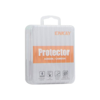 Защитное стекло на камеру ENKAY AR Anti-reflection Camera Lens для iPhone 16e - голубое