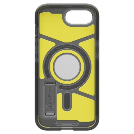 Оригинальный чехол Spigen Tough Armor MagSafe на iPhone 16e - Clear Gray