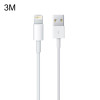 Зарядний кабель 3 м USB Sync Data/Charging Cable для iPhone, iPad - білий
