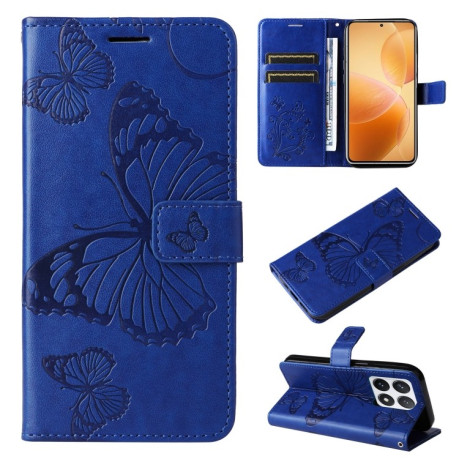 Чохол-книжка Embossed Butterfly для Xiaomi 14T Pro - синій
