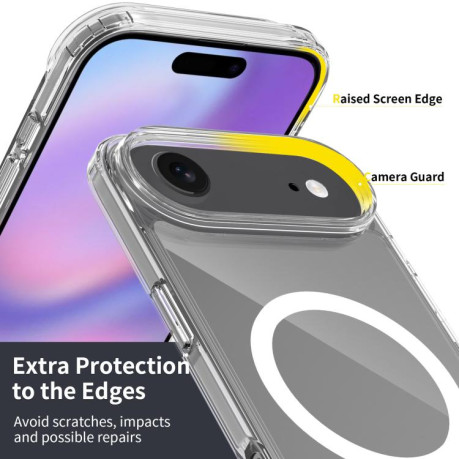 Противоударный чехол Scratchproof PC Hybrid TPU Magsafe для iPhone Air - прозрачный