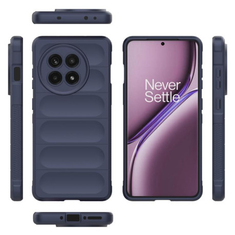 Силіконовий чохол Magic Flannel для OnePlus 13R/Ace 5/Ace 5 Pro/Ace 5 Pro - синій