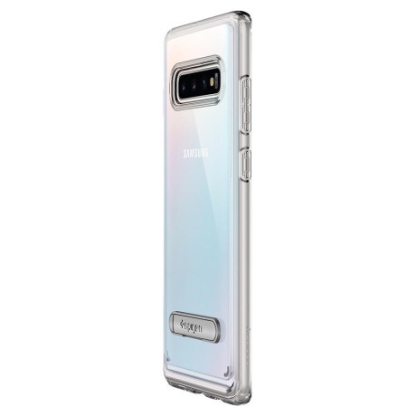 Оригинальный чехол Spigen Ultra Hybrid S для Samsung Galaxy S10+ Plus Crystal Clear