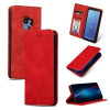 Чехол- книжка Retro Skin Feel Business Magnetic на Samsung Galaxy S9 / G960 - красный