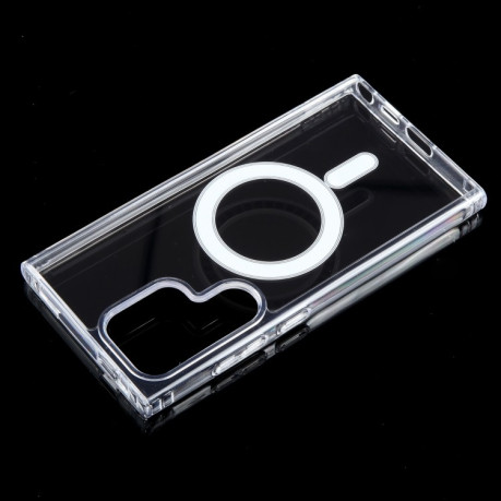 Чехол Clear Case MagSafe Simple Magnetiс для Samsung Galaxy S24 Ultra 5G - прозрачный