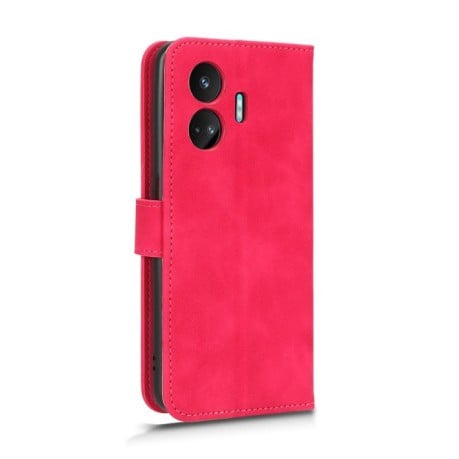 Чехол-книжка Skin Feel Magnetic для Realme GT Neo5 SE - пурпурно-красный