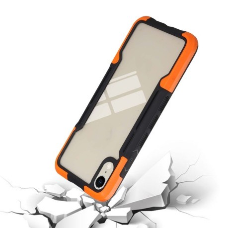 Чохол протиударний Acrylic 3 in 1 для iPhone XR - помаранчевий