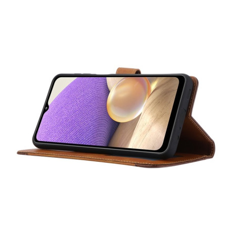 Чехол-книжка Calf Texture Double на Samsung Galaxy A33 5G - коричневый